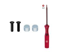 Mcbazel 2 Jeux de Remplacement Vis de Disque Dur avec Anneau de Vis et Cross Wing Tournevis Pour PS5 SSD (Pas pour PS5 Slim)