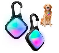 Mcbazel 2 Pièces Colliers Lumineux pour Chien, 4 Modes de Clignotant, Rechargeables USB-C, Clips Lumineux de Nuit pour Chien, Lumières LED de Sécurité Clignotantes pour Chiens