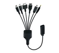 Mcbazel 6 en 1 Câble de Chargeur USB Type-C Femelle, Compatible avec les Consoles Nintendo DS/DS Lite/DSi/2DS/3DS, y Compris les Modèles XL et New/Wii U/GBA SP/PSP1000/2000/3000/PS VITA1000