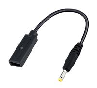Mcbazel Adaptateur de Câble de Charge USB Type-C Femelle Compatible avec les Consoles PSP 1000/2000/3000 et PSP E1000 - Noir(18.2cm)