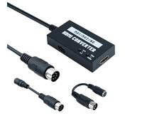 Mcbazel Adaptateur HDMI pour Mega Drive 1/2 & NEOGEO, Convertisseur Vidéo 720P/1080P, Commutateur 4:3/16:9, Câble Lien HD pour Console d'origine avec Sortie RVB