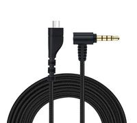 Mcbazel Arctis Remplacement du Câble du Casque Câble Audio de Rechange pour Casque de Jeu SteelSeries Arctis 7/Arctis 5/Arctis 3/Arctis Pro - Câble Audio en Nylon - 2 m (noir)