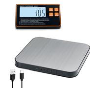 Mcbazel Balance de Cuisine Électronique, Balance Alimentaire Haute Précision 15 kg/1 g, avec Affichage Divisé, Écran LCD Magnétique et Fonction Tare, 7 Unités, Arrêt Automatique