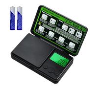 Mcbazel Balance de Poche 500g/0,01g Haute Précision, Balance Numérique Multifonctionnelle Mini avec Écran LCD Rétroéclairé, Tare, Comptage, 7 Unités de Poids, Portable pour Bijoux, Épices, Café, Labor