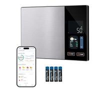Mcbazel Balance Nutritionnelle 5kg/1g Connectée Écran TFT | Précision 1g, connexion Bluetooth, écran couleur TFT, suivi des macros, 5 unités de mesure, design compact, sans câble