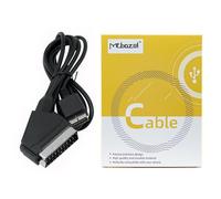 Mcbazel Câble RGB SCART AV pour PS2/PS3/PS1 PAL, Câble de Remplacement Haute qualité, 180 cm avec boîte Couleur, Plug & Play