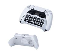 Mcbazel Clavier Sans Fil pour PS5 Manette, Manette de Jeu Bluetooth 3.0 pour PS5 Manette avec Haut-Parleur Intégré et Prise Audio de 3,5 mm