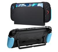 Mcbazel Console Grip Case pour Switch 2 - Noire | Protection Ergonomique, Compatible Dock, avec Grips Remplaçables, Support du Mode TV