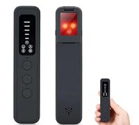 Mcbazel Détecteur de Caméra Cachée, Détecteur d’Espions 6-en-1, Scanner de Signaux RF et Localisateur GPS pour Femmes avec Alarme de Porte, Balayeur d’Ondes Portable pour Hôtels, Voitures et Bureaux,