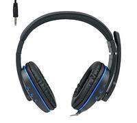 Mcbazel Dobe Casque stéréo Filaire USB avec Micro pour PS4/PS4 Pro/PS4 Slim/Xbox One/Xbox One S/Xbox One X/N-Switch