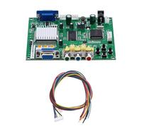 Mcbazel Jeux Arcade RGB/CGA/EGA to VGA HD Jeux Vidéo Convertisseur de Sortie pour Jeux Arcade Écran à CRT LCD PDP Projecteur