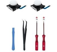 MCBAZEL Joystick analogique 3D de remplacement et kit d'outils de réparation pour Nintendo Switch/Switch OLED Joy-Con/Switch Lite G