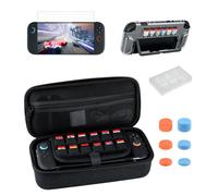 Mcbazel Kit de Protection 10 en 1 pour Switch 2 2025, Housse de Stockage, Porte-Cartes de Jeu, Coque en Cristal, Film Trempé, Accessoires pour Console Switch2 et Joycon