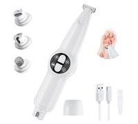 Mcbazel Kit de Toilettage Électrique Sans Fil 2-en-1 Rechargeable, Tondeuse pour Chien & Rasoir pour Chat avec Lumière LED, Tondeuse Silencieuse pour Poils de Pattes, Meuleuse à Ongles pour Pattes/Éco