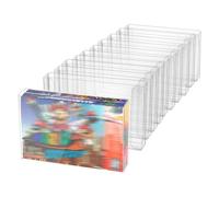 Mcbazel - LOT 10 Housses de Protection Transparentes Boîte de Jeu pour Cartouches de Jeu Super Nintendo SNES (Pack de 10)