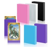 Mcbazel Lot de 500 pochettes souples pour cartes à collectionner MTG/Yugioh/TCG, 66 x 91 mm, multicolore