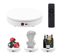 Mcbazel Plateau Rotatif électrique à 360 degrés pour la Photographie - Plateau tournant électrique - Table d'affichage pour la présentation de Bijoux, Montres, Produits numériques - 30 cm/11,8