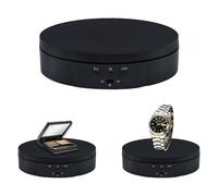 Mcbazel Plateau tournant électrique à 360 degrés pour Photographie, Support Rotatif électrique, 10 kg, 14,5 cm (Noir)