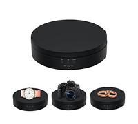 Mcbazel Présentoir Rotatif à 360 Degrés pour la Photographie 3KG Table Tournante Motorisée à 360° pour la Présentation de Bijoux,Montres,Produits numériques(Noir)