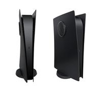 Mcbazel PS5 Façade Remplacement Avant Rigide Console Digital PS5 Plaque de Remplacement du Panneau de Ventilation de Refroidissement pour PlayStation 5 Digital Edition - Noir(Pas pour PS5 Slim/Pro)