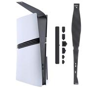 Mcbazel PS5 Pro Housse Anti-Poussière Premium, 8 en 1 Anti-Scratch Houss pour PS5 Pro, Anti-Poussière pour Ports, Couvercle Anti-Poussière, Kit de Protection Contre la Poussière