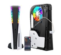 Mcbazel PS5 RGB LED Lighting Strip, Décoration PS5/PS5 Slim/PS5 Pro LED Strip Light Décoration lumineuse Compatible avec la console Playstation 5/PS5 Slim Digital&Disc Edition/PS5 Pro Télécommande