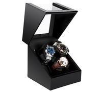 Mcbazel Remontoir Automatique pour Montres - Boîte en Cuir, Moteur Silencieux, 2 Modes de Rotation, Boîte de Présentation pour Collection de Montres, Cadeau Idéal
