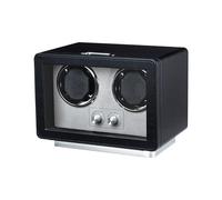 Mcbazel Remontoir pour montres automatiques, double boîte de remontoir avec lumière LED, moteur super silencieux, cadeau pour homme/femme, noir
