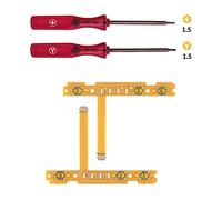 Mcbazel SL/SR Sync Button Flex Cable Kit de Câble ruban de Remplacement avec jeu de Tournevis Tri-Wing pour Nintendo Switch/Switch OLED Joy-Con (Pas pour Switch 2)
