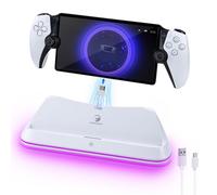 Mcbazel Station de Chargement RGB pour PS Portal Remote Player, Support de Chargement Portable avec Lumières RVB, Adaptateur de Recharge pour PS5 Portal Accessoires