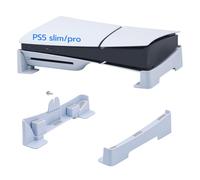 Mcbazel Support Horizontal pour PS5 Slim/PS5 Pro, Accessoires Support de Base à Dissipation Thermique Facile pour PlayStation 5 Slim/PS5 Pro Disc&Digital Edition Console- Blanc