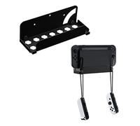 Mcbazel Support Mural Dock Manette Switch Joycon, Montage Noir pour NS Switch