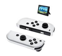 Mcbazel Switch Controller Housse de Protection TPU Transparence Housse de Protection Durable pour Les Manettes de la Coque NS Switch/Switch OLED,Pas Switch 2-1 Paire
