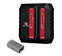 Mcbazel Testeur de Câble Réseau RJ11 RJ45, Testeur de câble LAN, Testeur de Câble Téléphonique, Testeur de câble patch, Testeur de Câble Réseau pour CAT6A, CAT6, CAT5E, CAT5