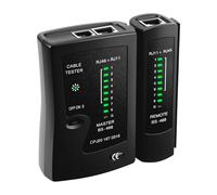 Mcbazel Testeur de Câble RJ11/RJ12/RJ45, Testeur de Câblage et de Cordon, Testeur de Câble Téléphonique, Testeur de Câble LAN, Outil de Test de Câbles Réseau Internet pour Câbles Patch