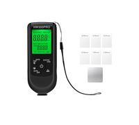 Mcbazel Testeur Épaisseur Peinture Voiture, Mesure de 0 à 2000 µm, Testeur Numérique d'Épaisseur de Peinture pour Voiture avec Écran LCD Rétroéclairé - Noir