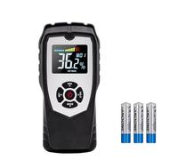 Mcbazel Testeur Humidité Bois Numérique, 4 Modes et Écran LCD Rétroéclairé, Test d'Humidité pour Plaque de Plâtre, Maçonnerie, Bois et Matériaux de Construction