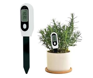 Mcbazel Testeur Zigbee D'Humidité du Sol, De Température Et De Lumière avec Écran Numérique, Capteur Précis pour Plantes D'Intérieur, Capteur Intelligent pour Potager, Agriculture, Plantes, Jardins.