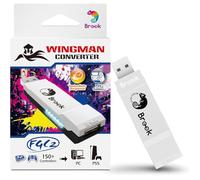 Mcbazel Wingman FGC 2 Convertisseur pour PS5, Manette Filaire PS5/PS4/Xbox Series X|S/Xbox One/Xbox Elite/NS Switch/Stick Arcade vers PS5/PC Windows