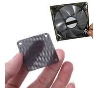 Mcbbigxw 5 PCS PVC Filtre À Poussière De Ventilateur PC Étanche À La Poussière Cuttable Ordinateur Couvercle en Maille 40mm Maille Noir