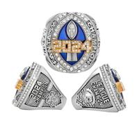 MCBEAN Bague de Championnat de Football Fantasy 2024 Bagues de la Ligue FFL Souvenir de Rugby Vitrine de Bureau Ornements Meilleur Cadeau pour garçons Hommes Anciens Amis Fans,11#