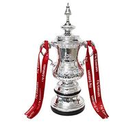 MCBEAN Réplique du trophée de la FA Cup Anglaise trophées de la Ligue de Football d'Angleterre Cadeaux de Football en résine Souvenirs Objets de Collection Ornements de vitrine de Bureau,44cm