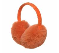 McBURN Cache-oreilles en fourrure synthétique One Colour - Pour femme - Automne-hiver, Orange, taille unique