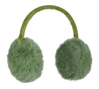 McBURN Cache-oreilles en fourrure synthétique One Colour - Pour femme - Automne-hiver, vert, taille unique