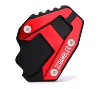 MCBXTH pour Ducati Scrambler 1100 Pro Sport Scrambler Classic Icon/Dark Urban Enduro Béquille Latérale Agrandisseur Extension Plaque Pad(Red)