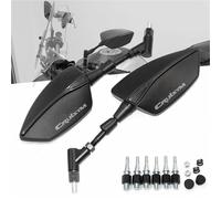 MCBXTH Rétroviseur pour SYM 150 125 GTS CRUISYM 180 300 300i MAXSYM 400 600 JOYMAX Z 250 300 Rétroviseur Arrière Gauche Droit À Filetage De Moto(Black)