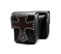 MCBXTH Sacoche de Selle Universelle étanche en PU pour Moto et vélo pour Suzuki(Black1)