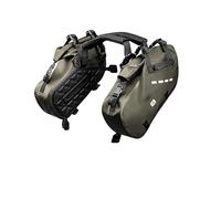 MCBXTH Sacoche latérale de Moto, Sacoche de Selle de Motocross, Fixation par Sangle pour R1250GS(18L Army Green)