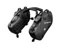 MCBXTH Sacoche latérale de Moto, Sacoche de Selle de Motocross, Fixation par Sangle pour R1250GS(28L Black)