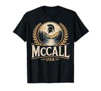 McCall Idaho Classic Casque Spartan Mountain Memento T-Shirt